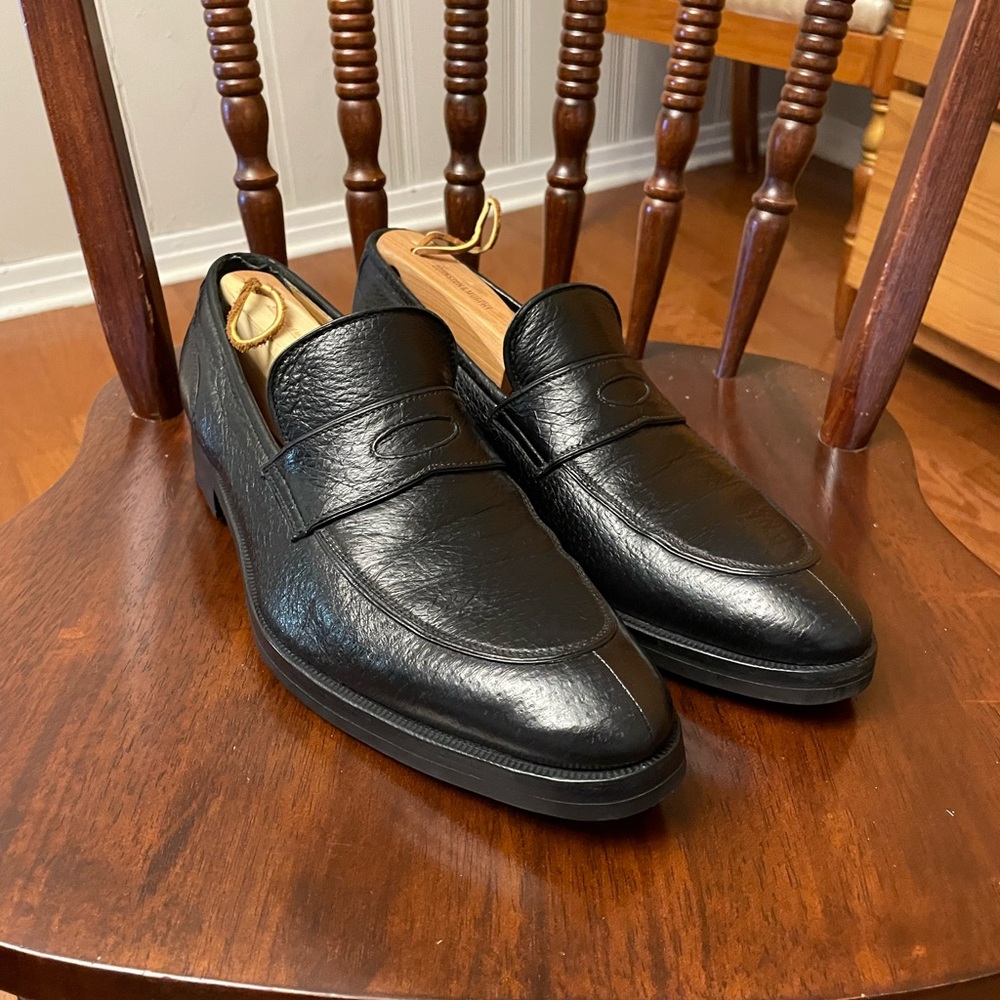 Gravati Loafers Black 9.5 Peccary